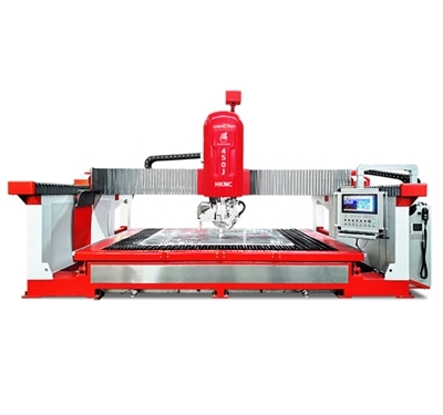 HKNC-450J 複合水刀 5 Axis Stone CNC Sawjet HKNC-450J bridge saw stone cuttimg machine water jet marble cutter machine